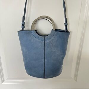 J.Crew Blue Suede shoulder bag